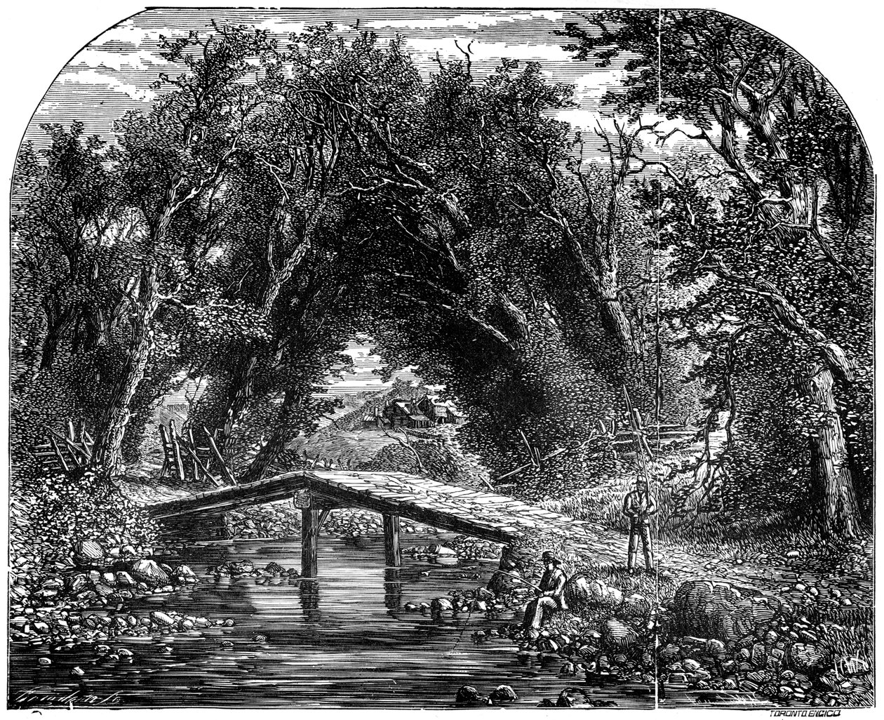 Maaseutuelämä Länsi-Kanadassa, 1800-luku tekijältä Unbekannt