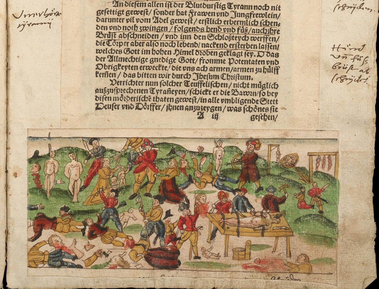 Venäjän julmuudet Liivinmaalla vuonna 1578. Johann Jakob Wickin viestikokoelmasta... tekijältä Unbekannt
