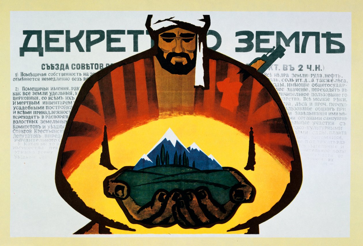 Venäläinen juliste, 1900-luku tekijältä Unbekannt