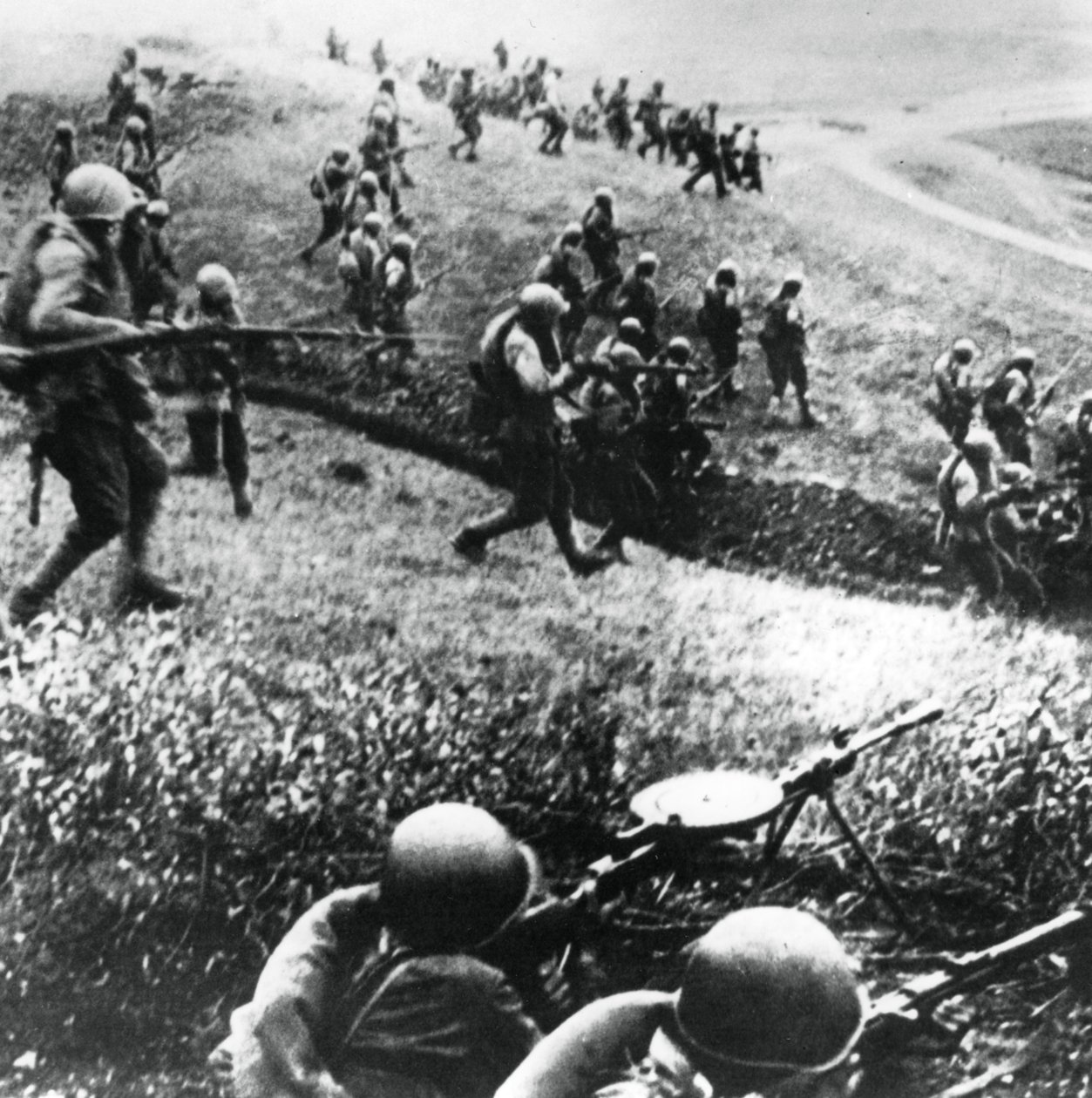 Venäjän joukot vastahyökkäyksessä, Mozdokin alue, Pohjois-Kaukasus, syyskuu 1942 tekijältä Unbekannt
