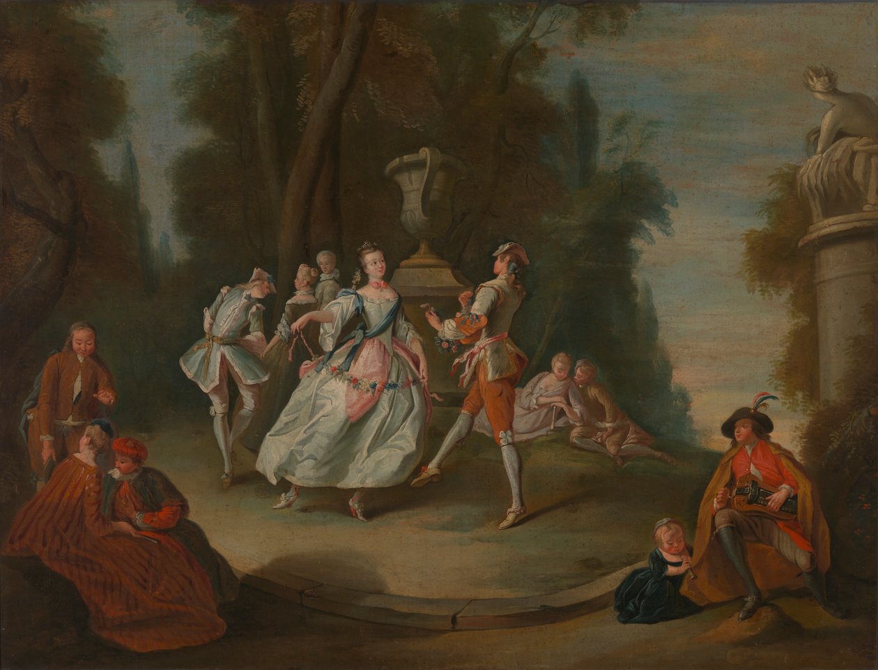 Maalaistanssi, 1700-1800-luku. tekijältä Unbekannt