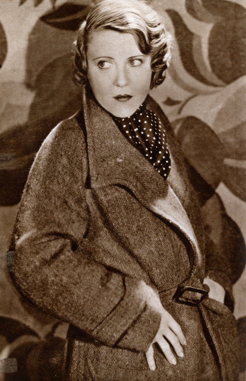 Ruth Chatterton, yhdysvaltalainen näyttelijä, 1933 tekijältä Unbekannt