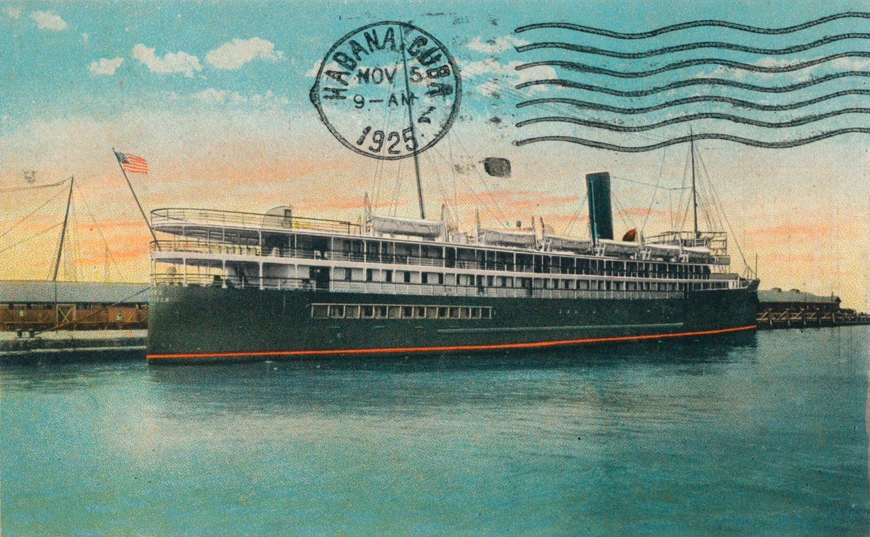 SS Cuba, Key West, Florida, 1925 tekijältä Unbekannt