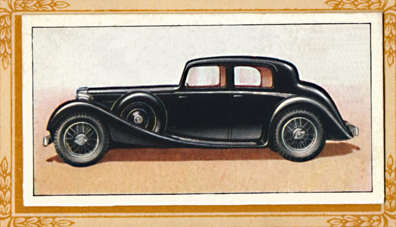 SS Jaguar 2 12-litrainen sedan, vuodelta 1936 tekijältä Unbekannt