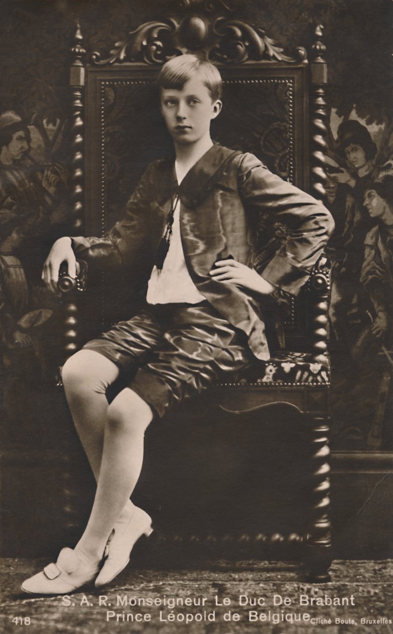 H.R.H. Monsignor Le Duc De Brabant Belgian prinssi Leopold, vuodelta 1910. tekijältä Unbekannt