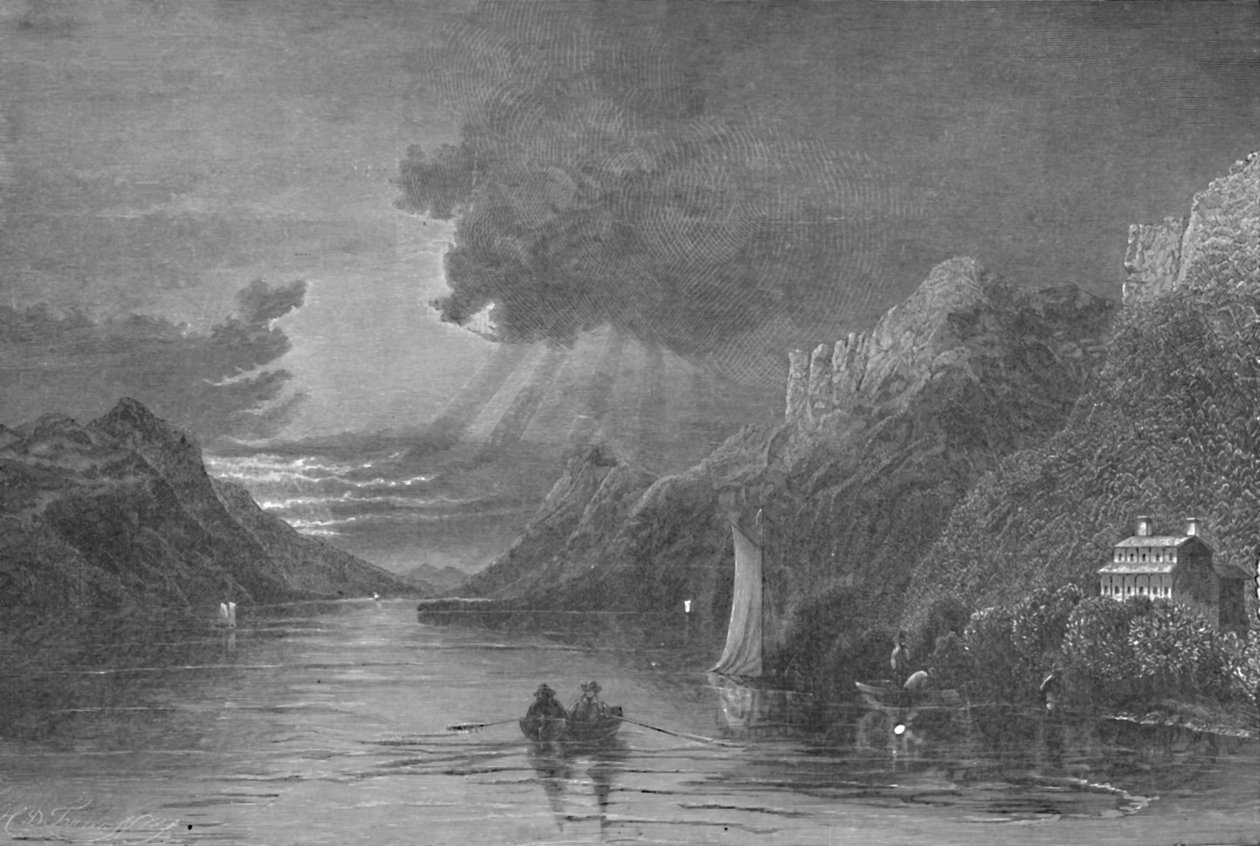 Sabbath-Day Point, Lake George, 1883 tekijältä Unbekannt