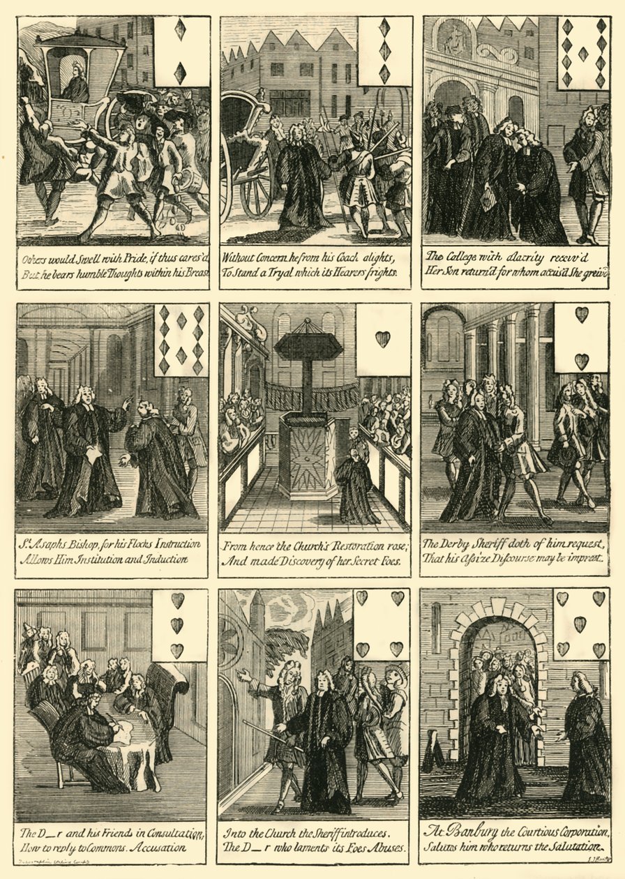 Sacheverell-kortit, c1872. tekijältä Unbekannt