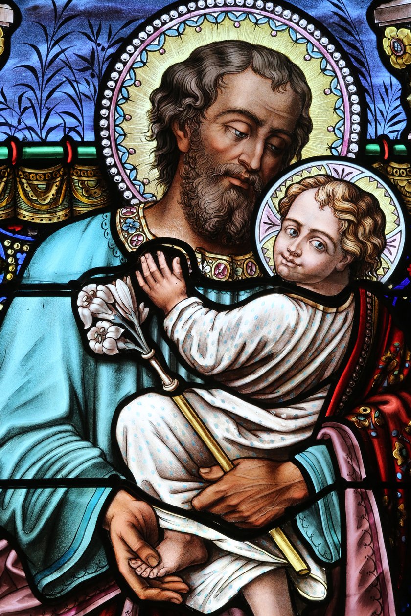 Saint-Joseph ja Jesus, Bons-en-Chablais, Ranska tekijältä Unbekannt