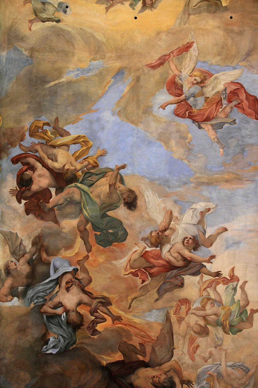 Saint Ambrose & Saint Charles basilikan kattofresko, Rooma, Italia tekijältä Unbekannt