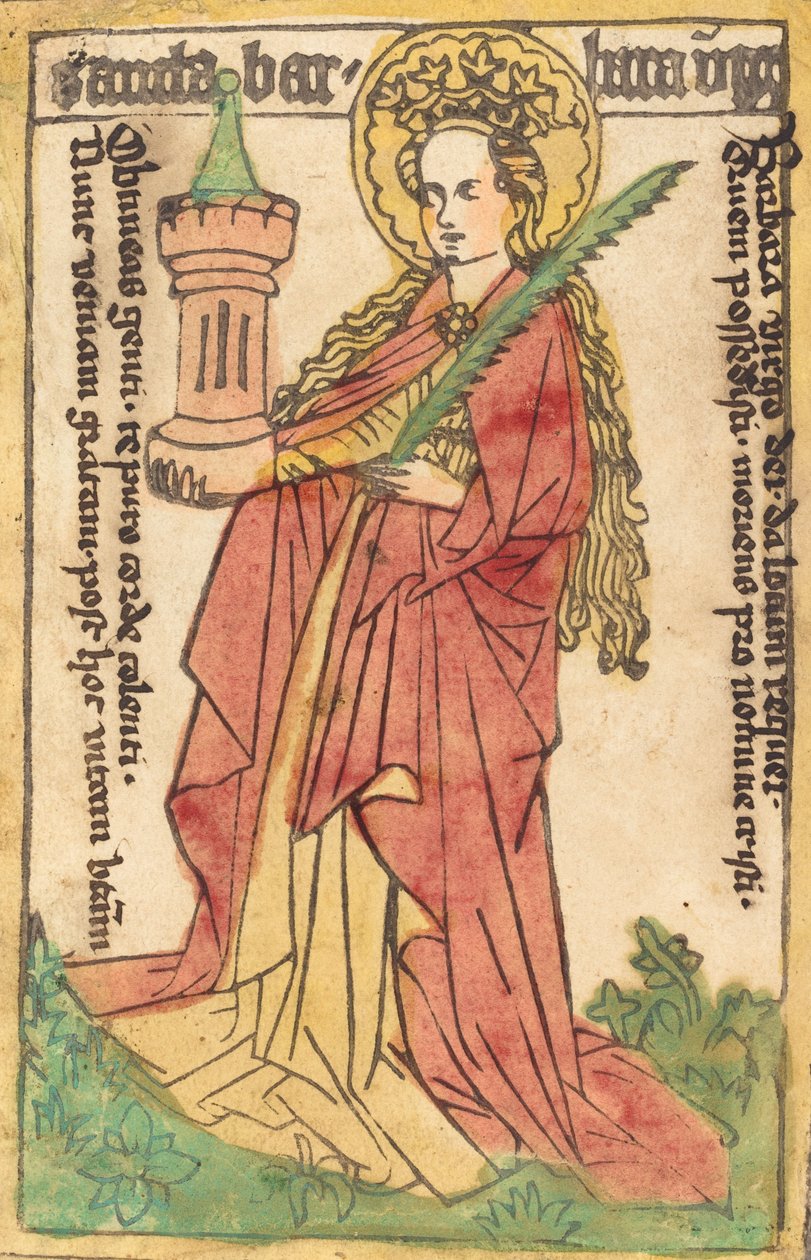 Saint Barbara, 14401460. tekijältä Unbekannt