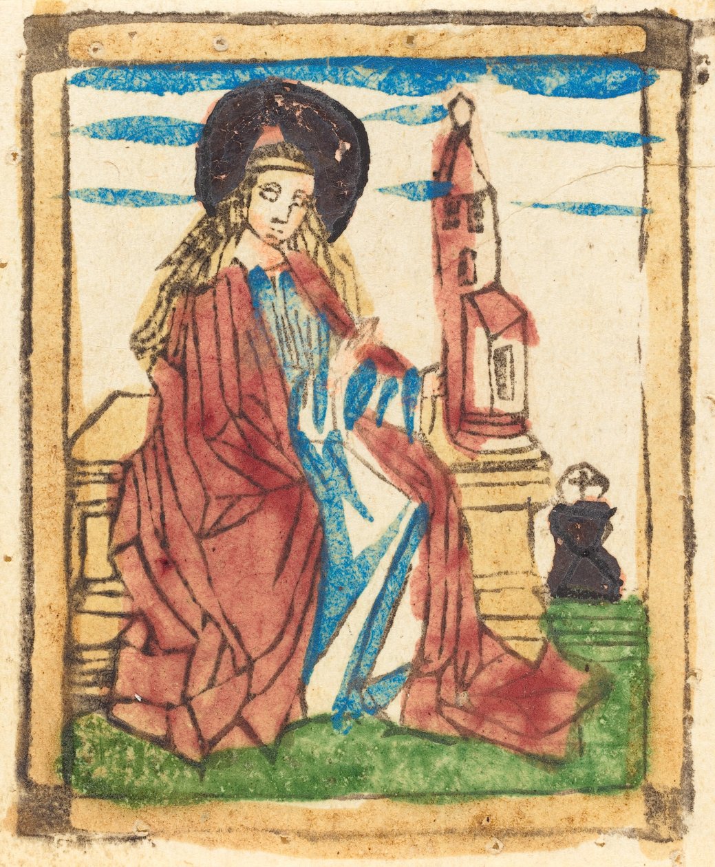 Saint Barbara, 14601470. tekijältä Unbekannt