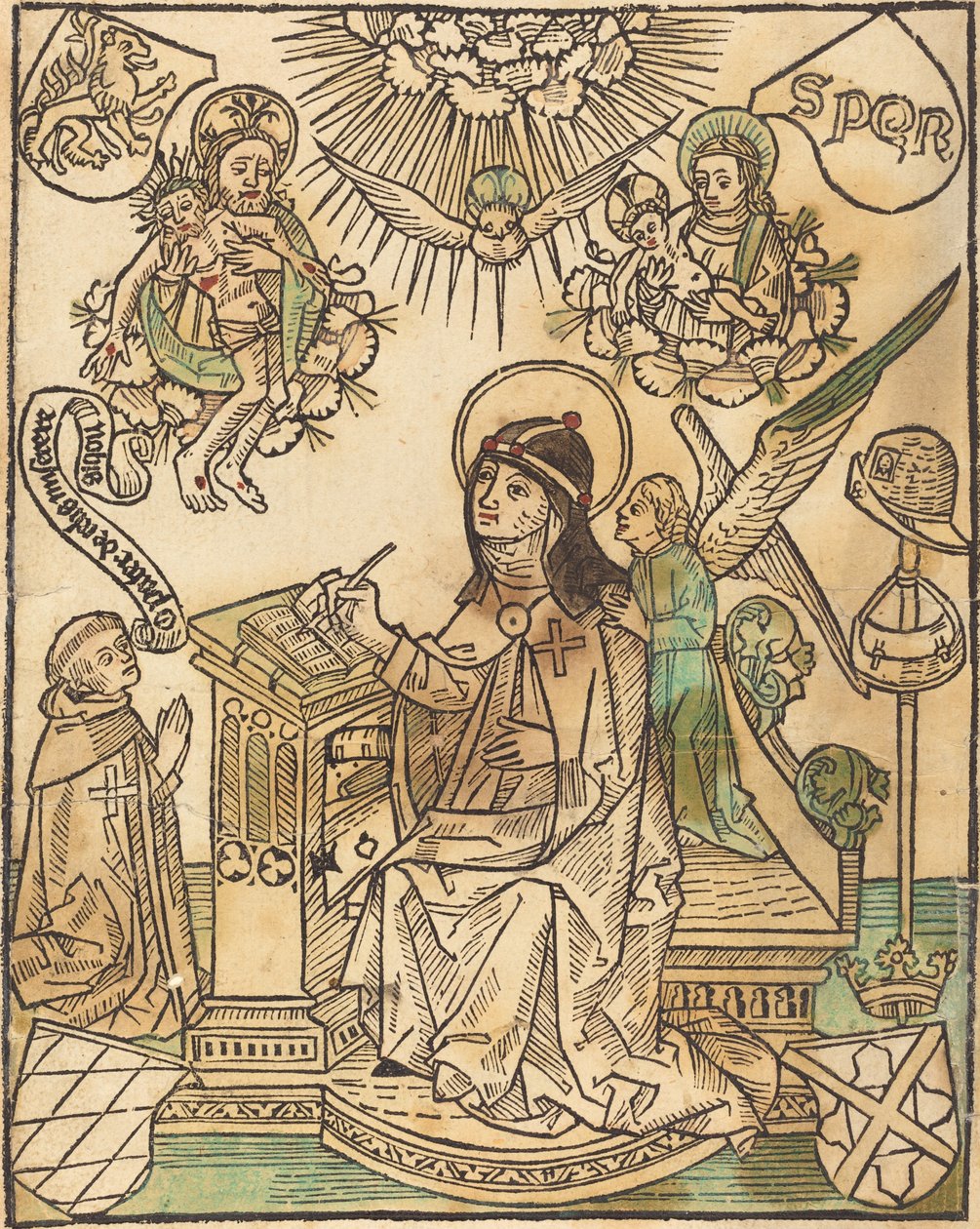 Saint Bridget, n. 1480. tekijältä Unbekannt