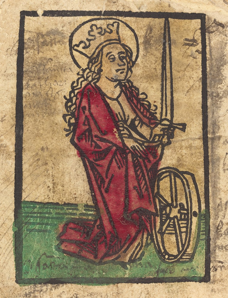 Pyhä Katariina Aleksandrialainen, 14751485. tekijältä Unbekannt