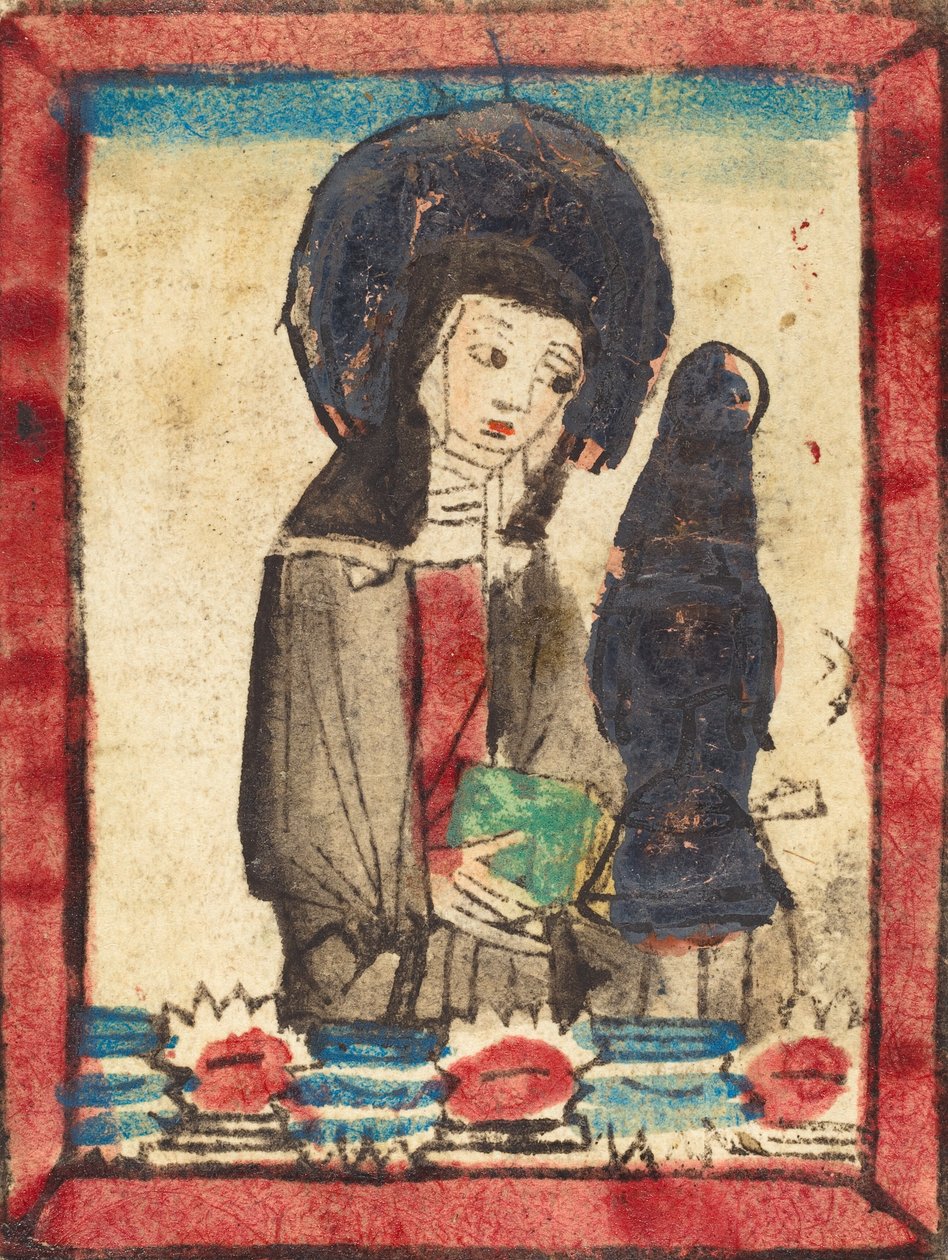Saint Clare Assisilainen, 14501470. tekijältä Unbekannt