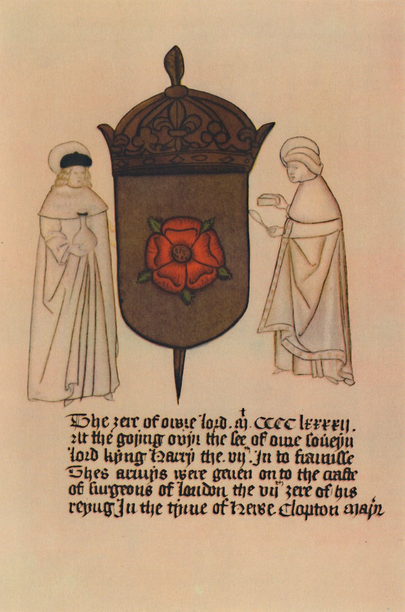 Saint Cosimo ja Saint Damian, parturikirurgien suojeluspyhät, 1400-luku, 1948. tekijältä Unbekannt