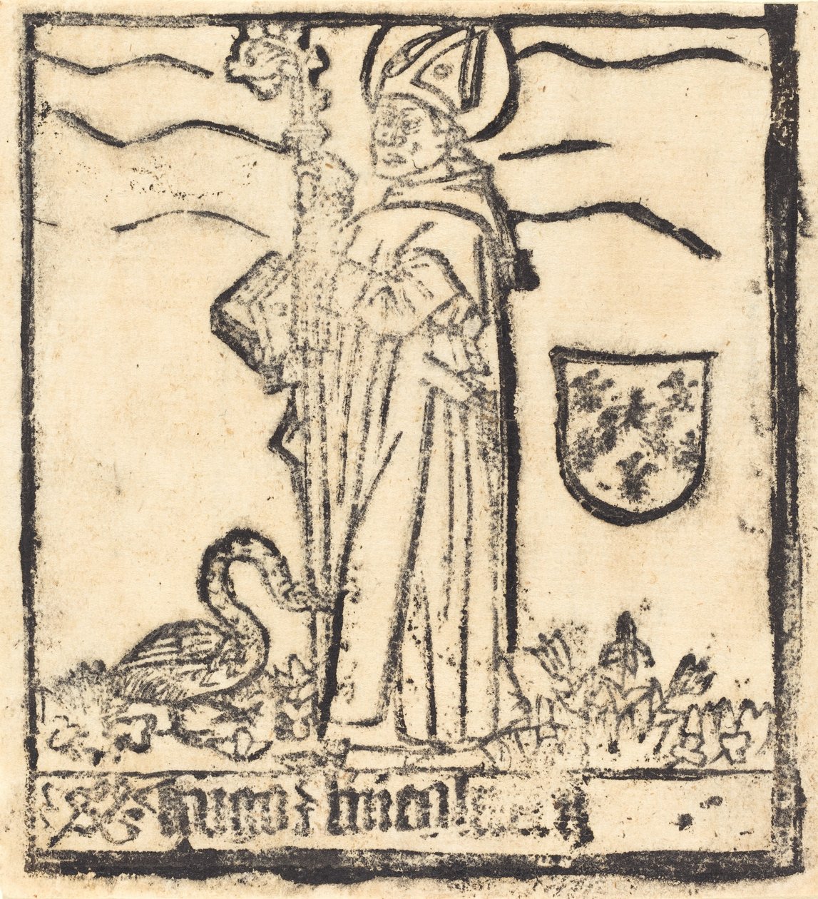 Saint Hugo of Lincoln tai Saint Hugo of Avalon, luultavasti 14601480. tekijältä Unbekannt
