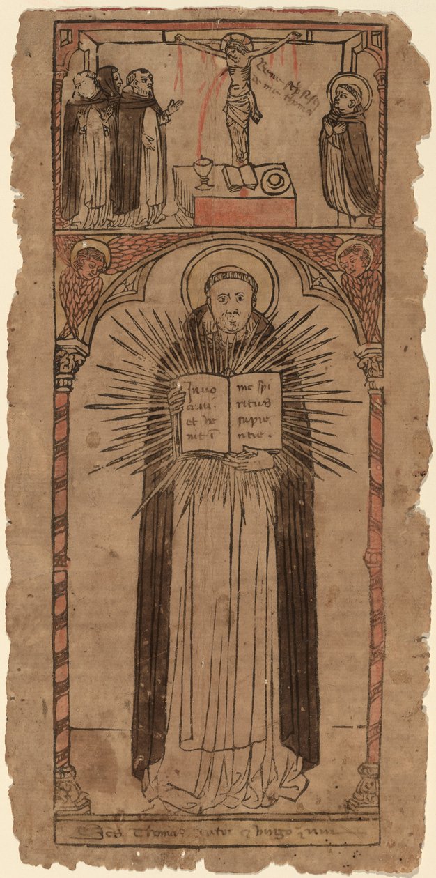 Pyhä Tuomas Akvinolainen, n. 1450. tekijältä Unbekannt