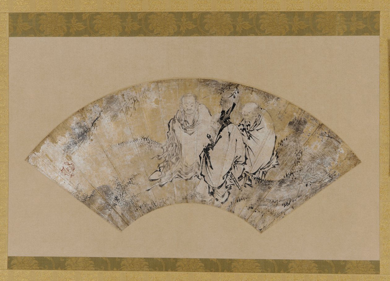 Sakyamuni, Confuci i Lao-tzu sota un pi, període Muromachi, 1392-1568. finlandès tekijältä Unbekannt