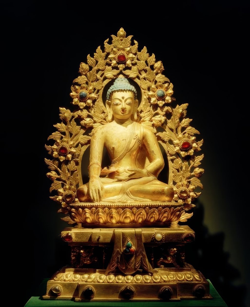 Sakyamuni-veistos, 1700-luku tekijältä Unbekannt