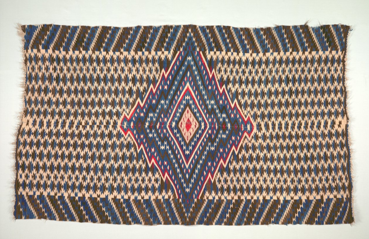 Saltillo Style -peittoSarape, c. 1860-1875. tekijältä Unbekannt