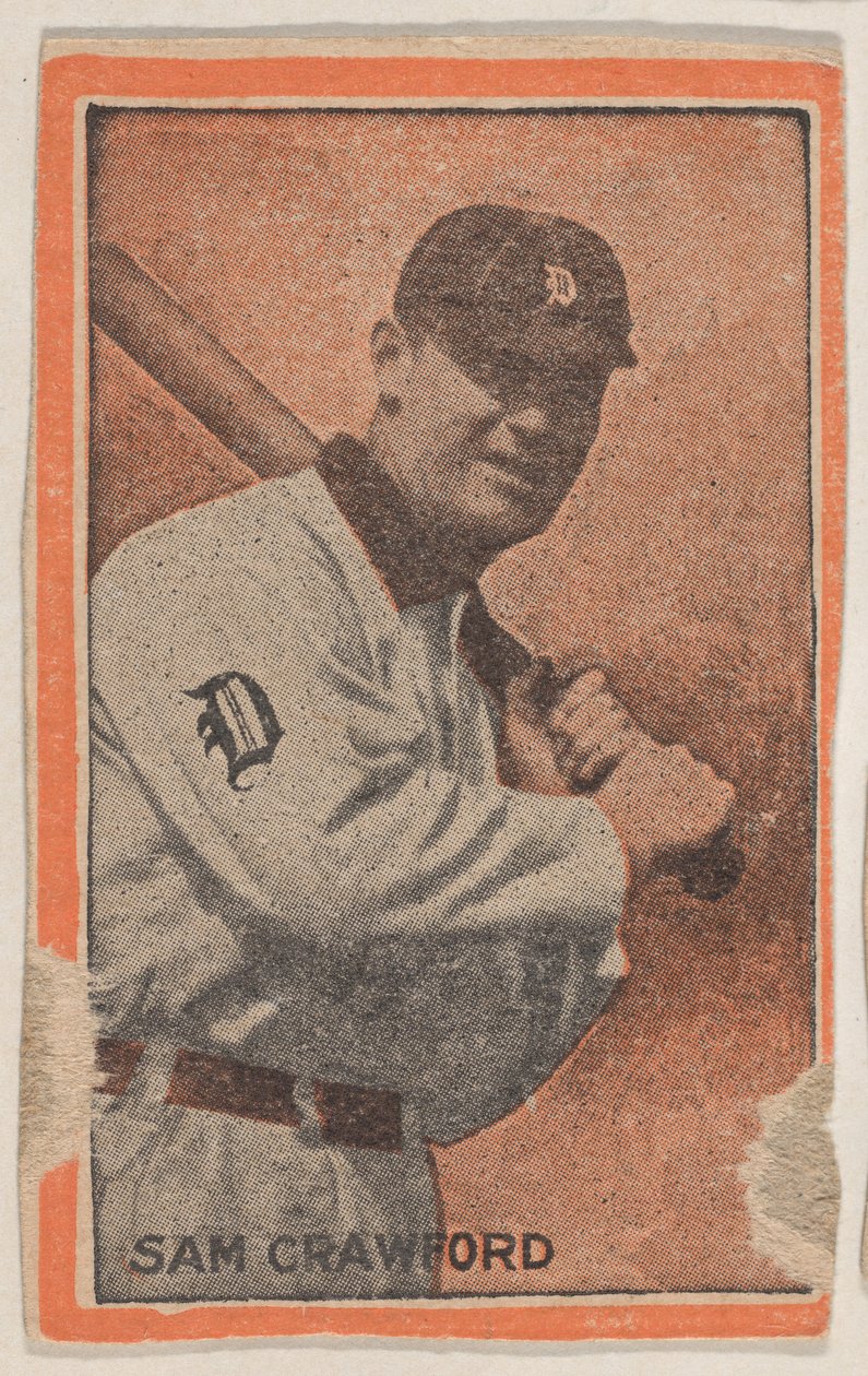 Sam Crawford, Baseball Players -sarjasta W500 Orange Borders, 1910. tekijältä Unbekannt