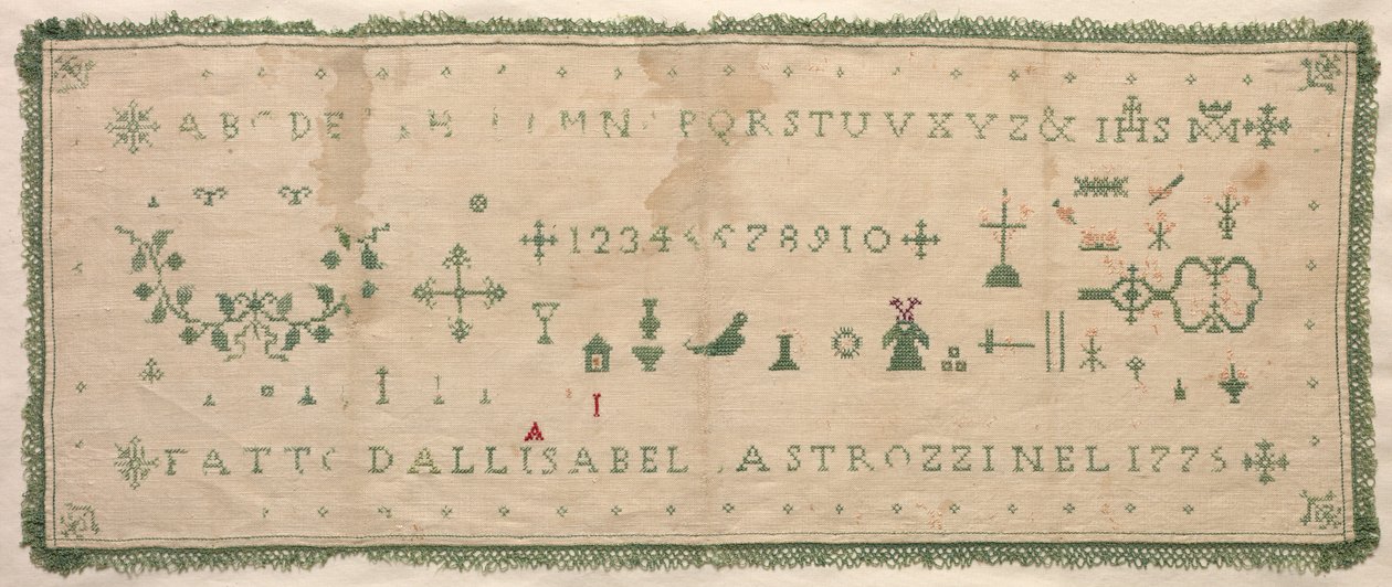 Näytteenotto, 1775. tekijältä Unbekannt