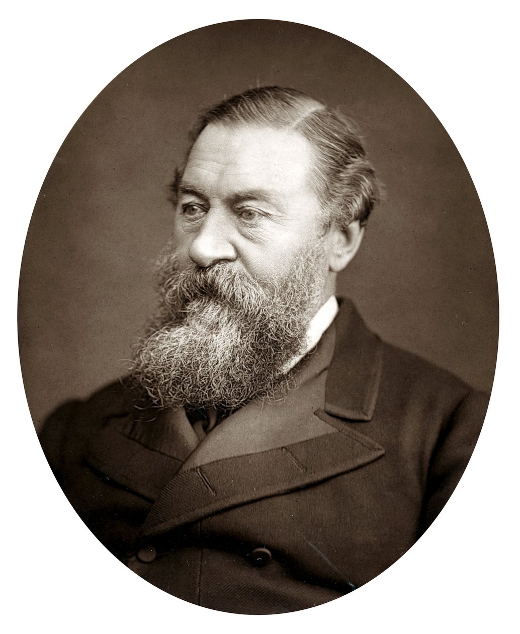 Samuel White Baker 1821-1893, englantilainen tutkimusmatkailija ja orjuuden vastainen kampanjoija, c1880 tekijältä Unbekannt