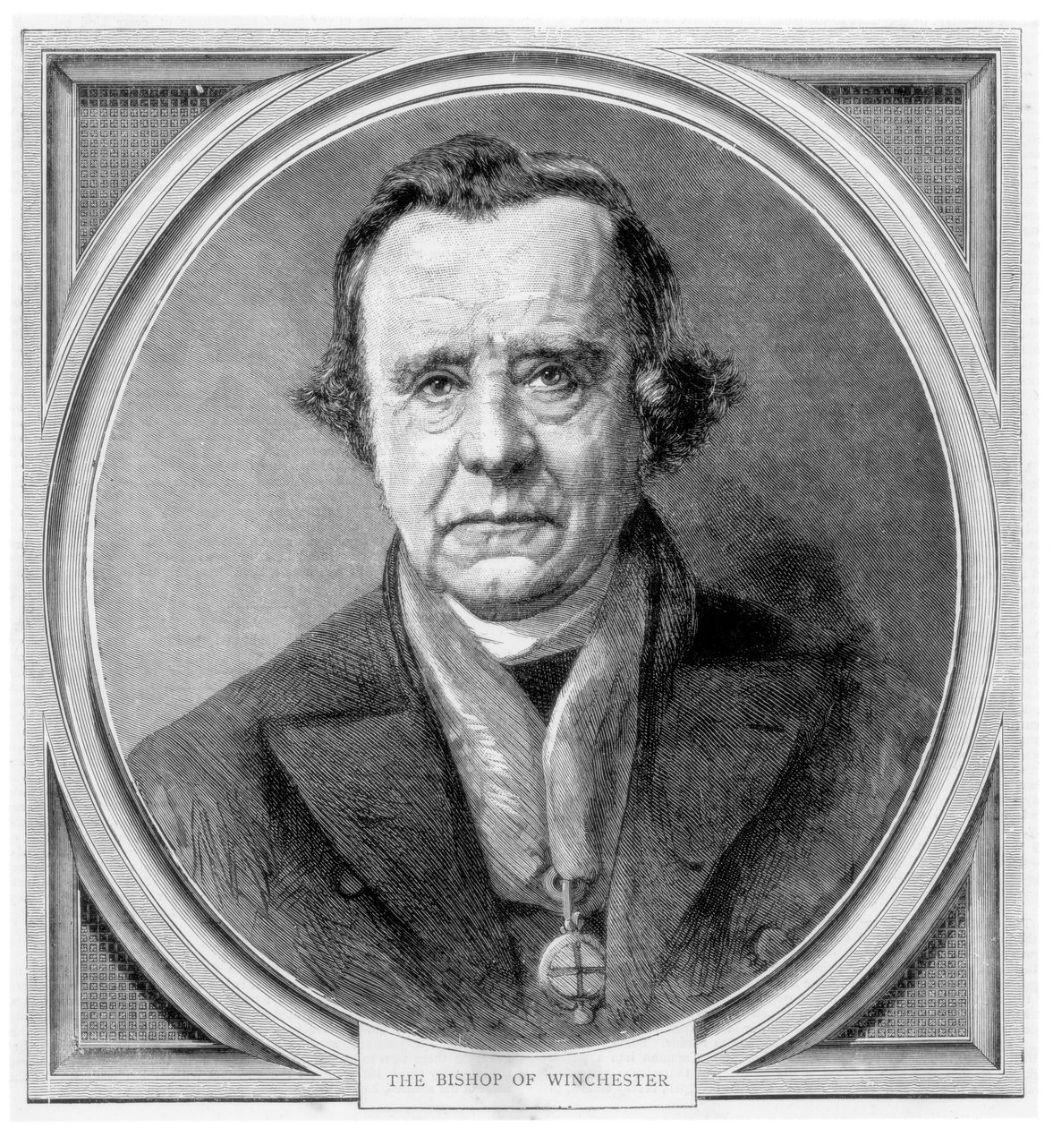 Samuel Wilberforce, englantilainen kirkkomies, 1870 tekijältä Unbekannt