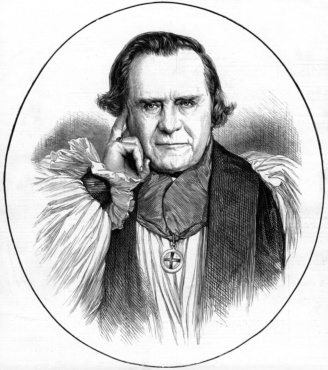 Samuel Wilberforce, Englannin prelaatti, 1873 tekijältä Unbekannt