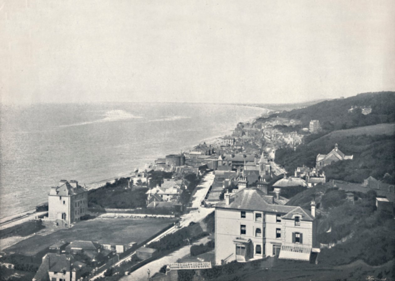 Sandgate - Näkymä Heightsista, 1895 tekijältä Unbekannt