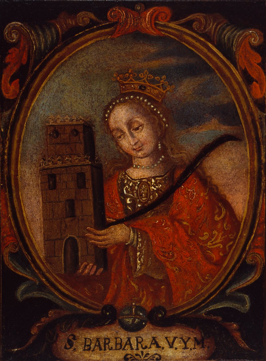Santa Barbara, n. 1680-1690. tekijältä Unbekannt
