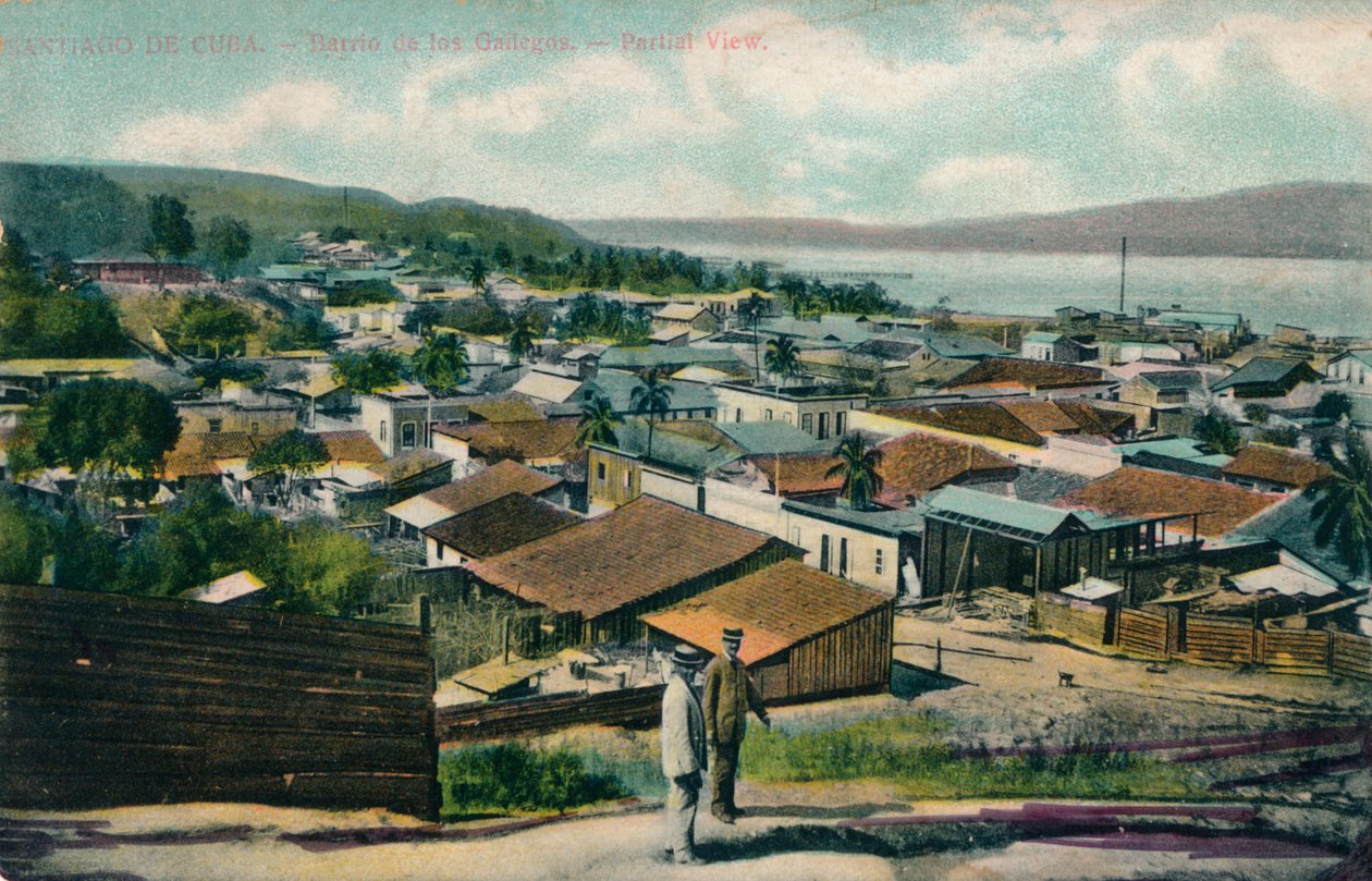 Santiago de Kuuba. - Gailegosin naapurusto. - Osittainen näkymä, c1910 tekijältä Unbekannt