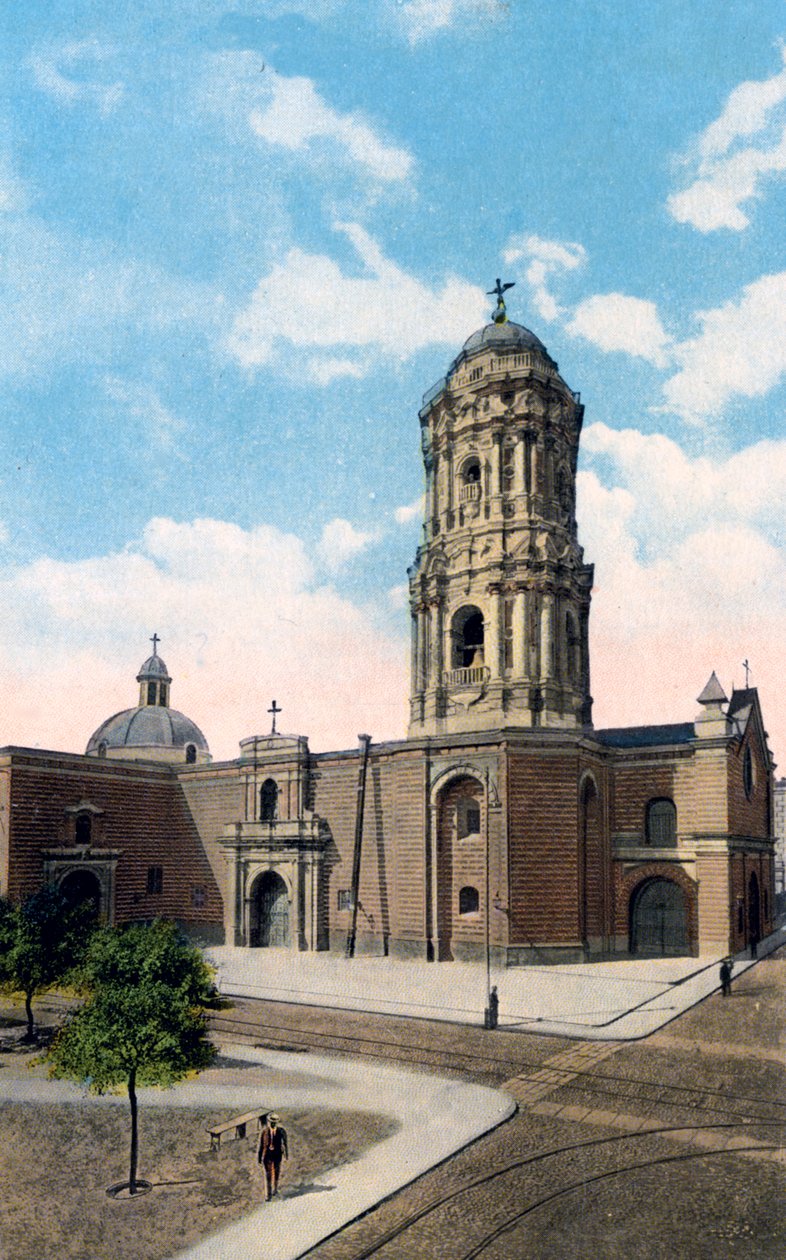 Santo Domingon kirkko ja luostari, Lima, Peru, 1900-luvun alku tekijältä Unbekannt