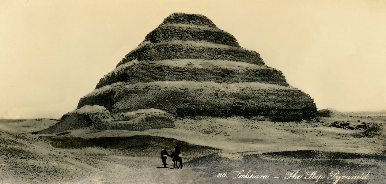 Saqqara - Step Pyramid, c1918-c1939. tekijältä Unbekannt