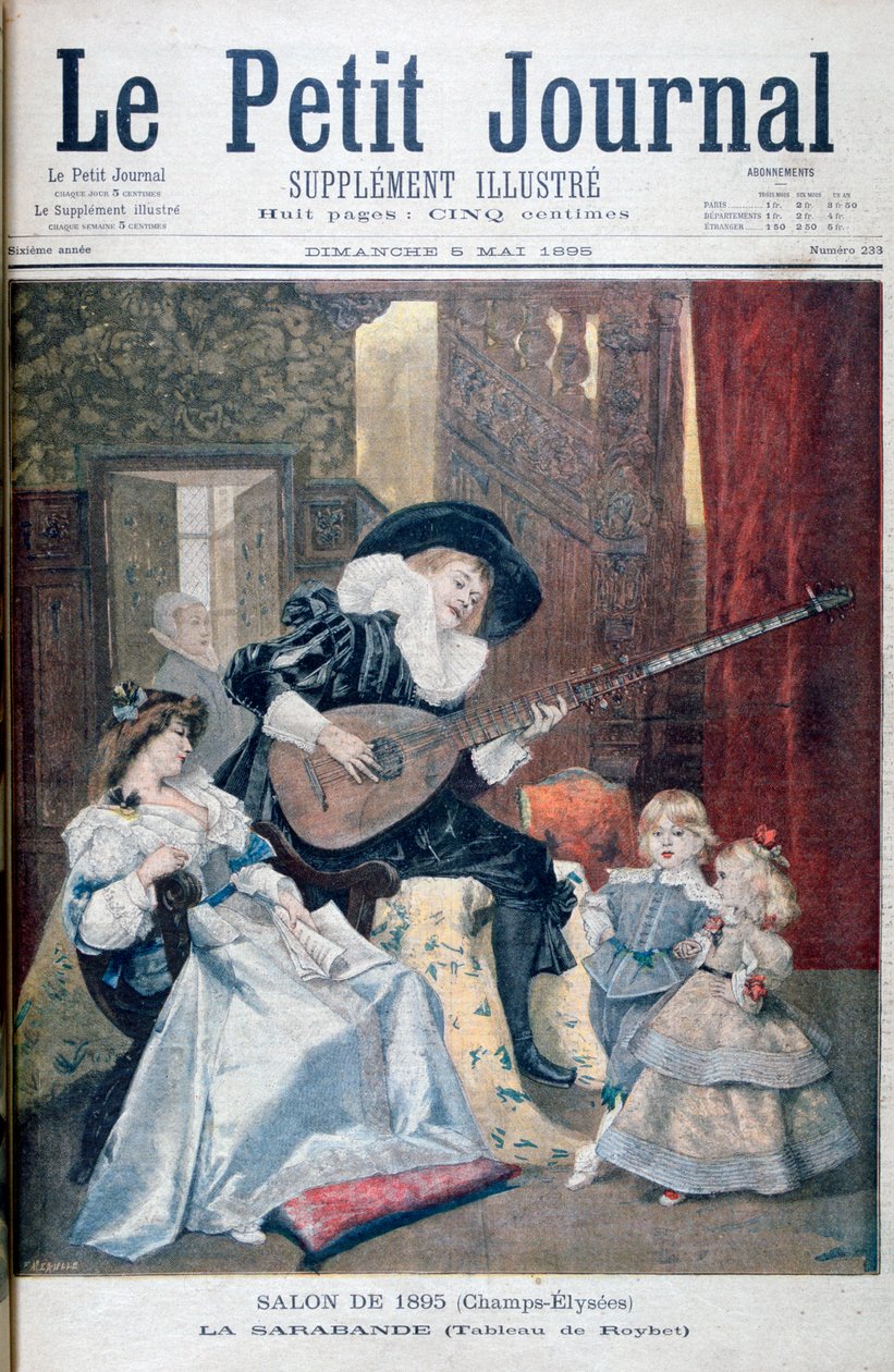 Sarabande, 1895 tekijältä Unbekannt