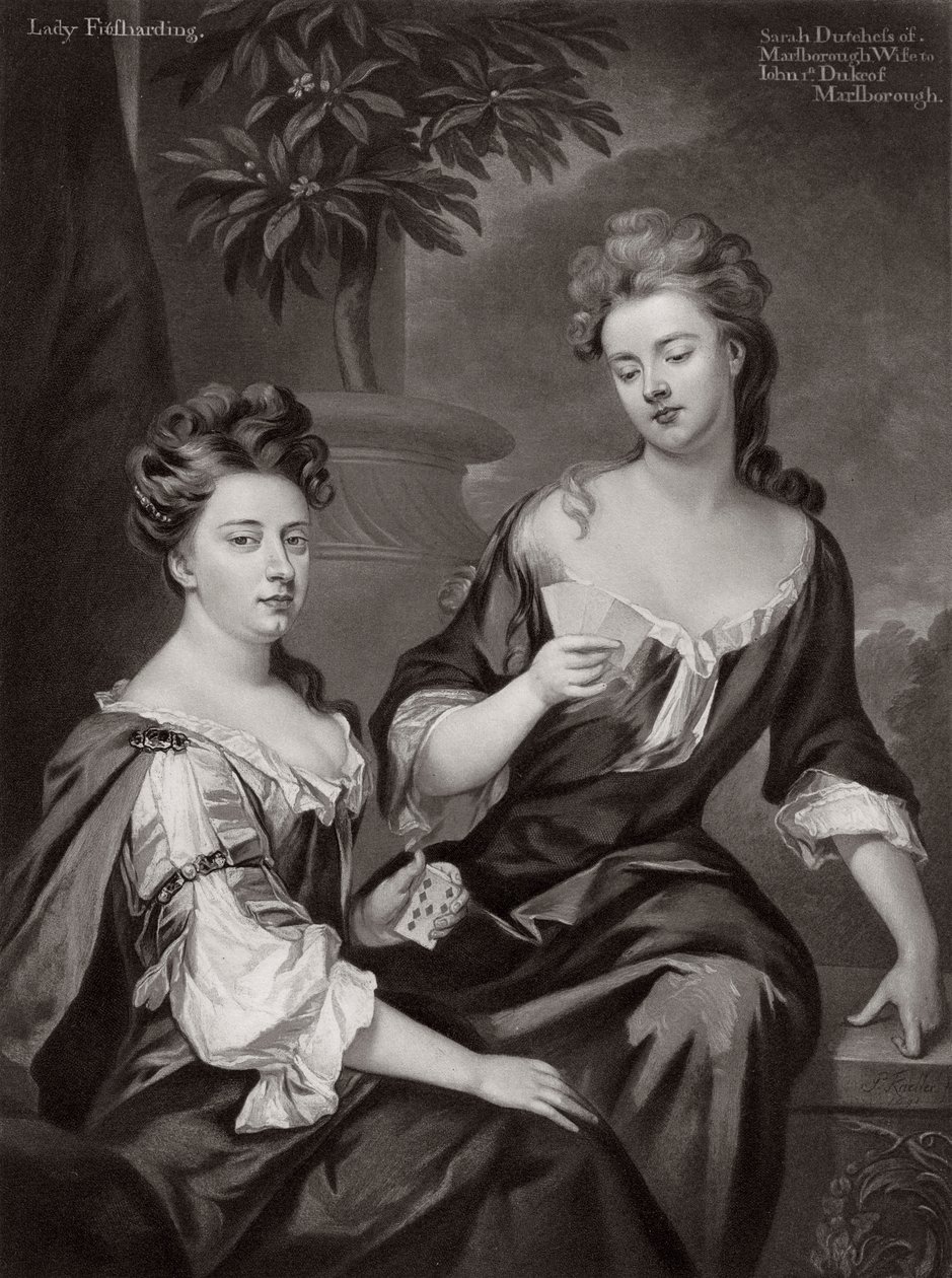 Sarah, Marlboroughin herttuatar ja Lady Fitzharding, c1702 1906 tekijältä Unbekannt