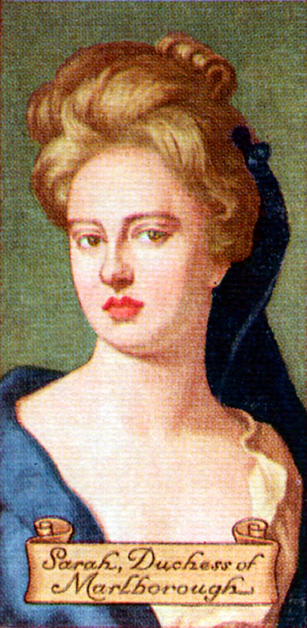 Sarah, Marlboroughin herttuatar, otettu savukekorttisarjasta, 1935 tekijältä Unbekannt
