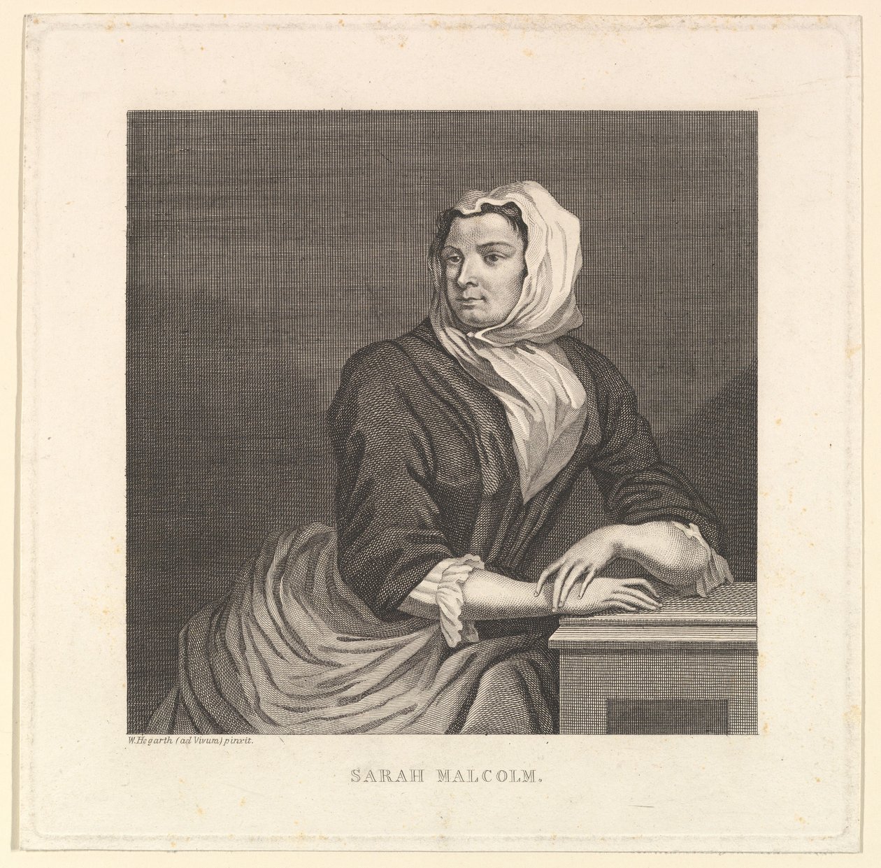 Sarah Malcolm, 1700-1800-luvun loppu. tekijältä Unbekannt