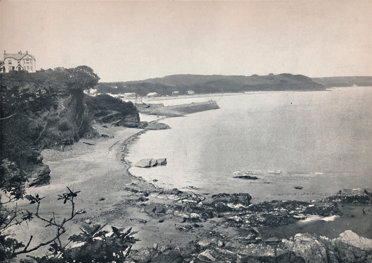 Saundersfoot - Yleinen näkymä lahdelle, 1895 tekijältä Unbekannt