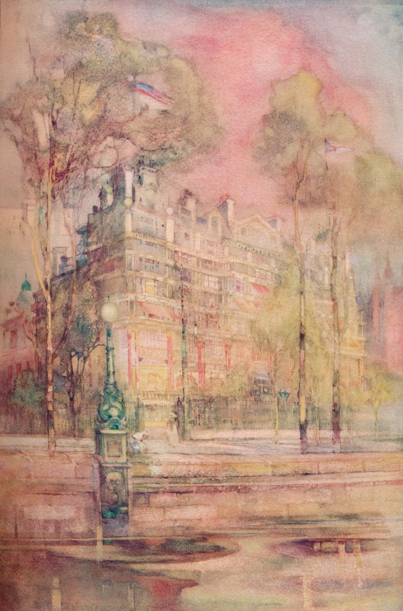 Savoy Hotel, Lontoo, 1905 tekijältä Unbekannt