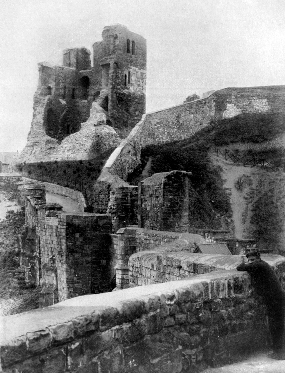 Scarborough Castle, North Yorkshire, Englanti, 1924-1926 tekijältä Unbekannt