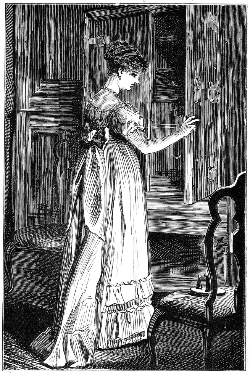 Kohtaus Jane Austenin Northanger Abbeystä tekijältä Unbekannt