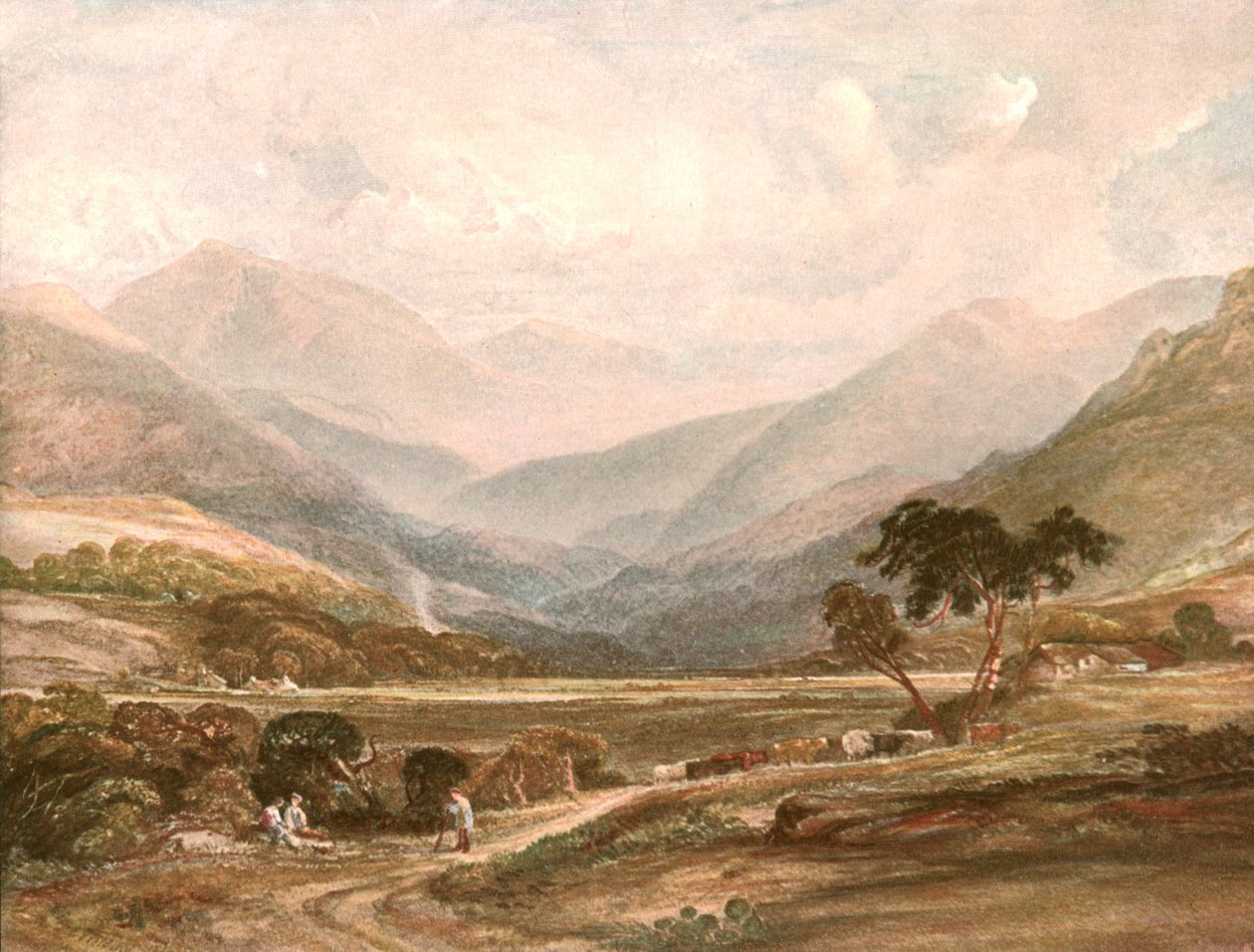 Kohtaus Glen Lochyssa, 1900. tekijältä Unbekannt