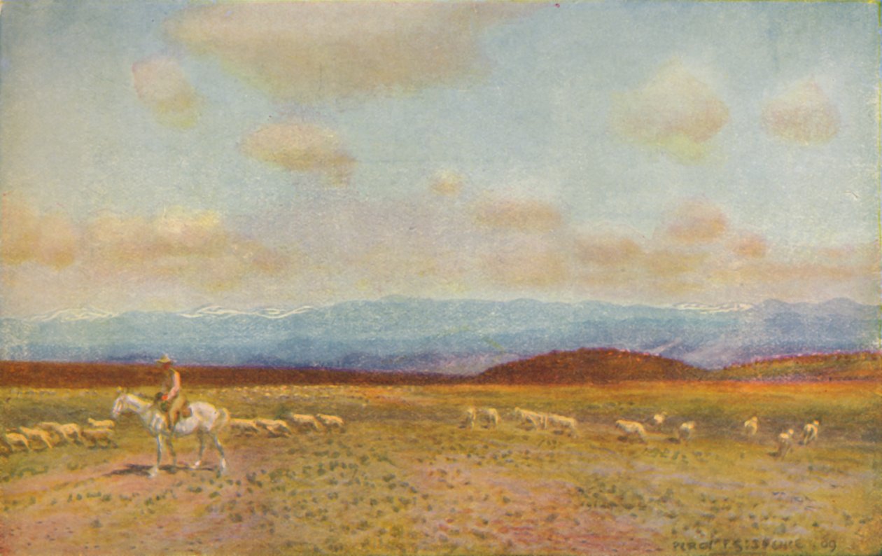 Kohtaus Australian keskialalla, 1924 tekijältä Unbekannt