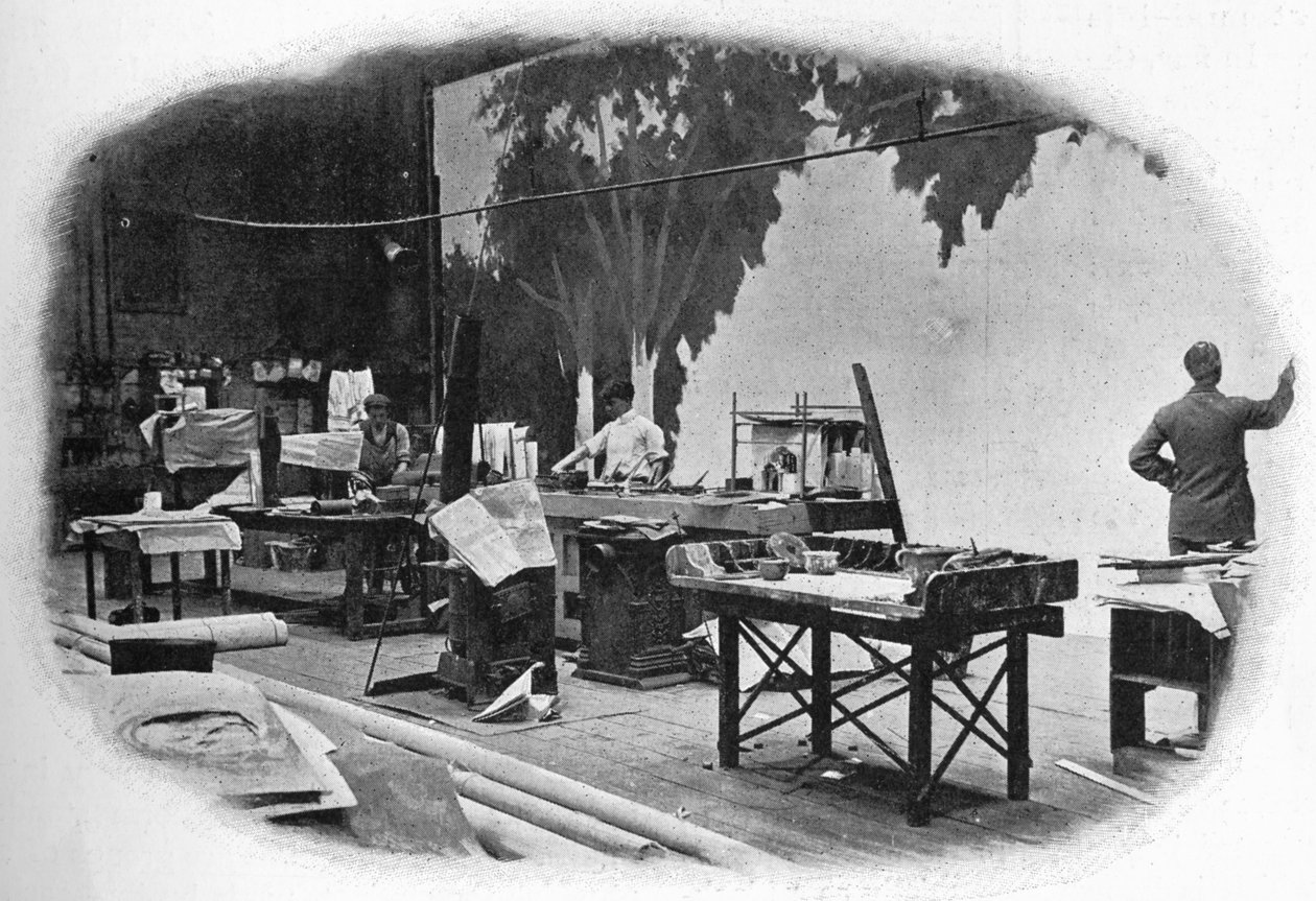 Kohtausmaalaus, Lontoo, 1900 1901 tekijältä Unbekannt