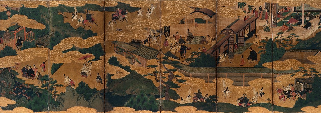 Kohtauksia Isen tarinoista, 1600-luvun puoliväli. tekijältä Unbekannt