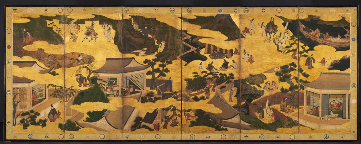 Kohtauksia Isen tarinoista, 1600-luvun puoliväli. tekijältä Unbekannt