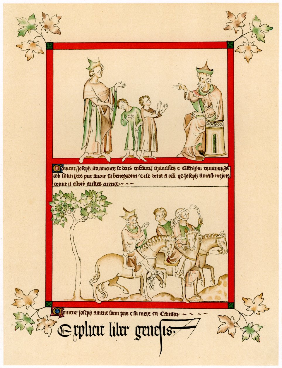 Kohtauksia Josephin elämästä, 1310-1320 tekijältä Unbekannt
