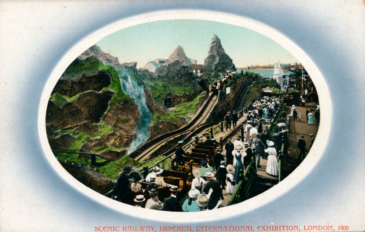 Scenic Railway, Imperial International Exhibition, Lontoo, 1909 tekijältä Unbekannt