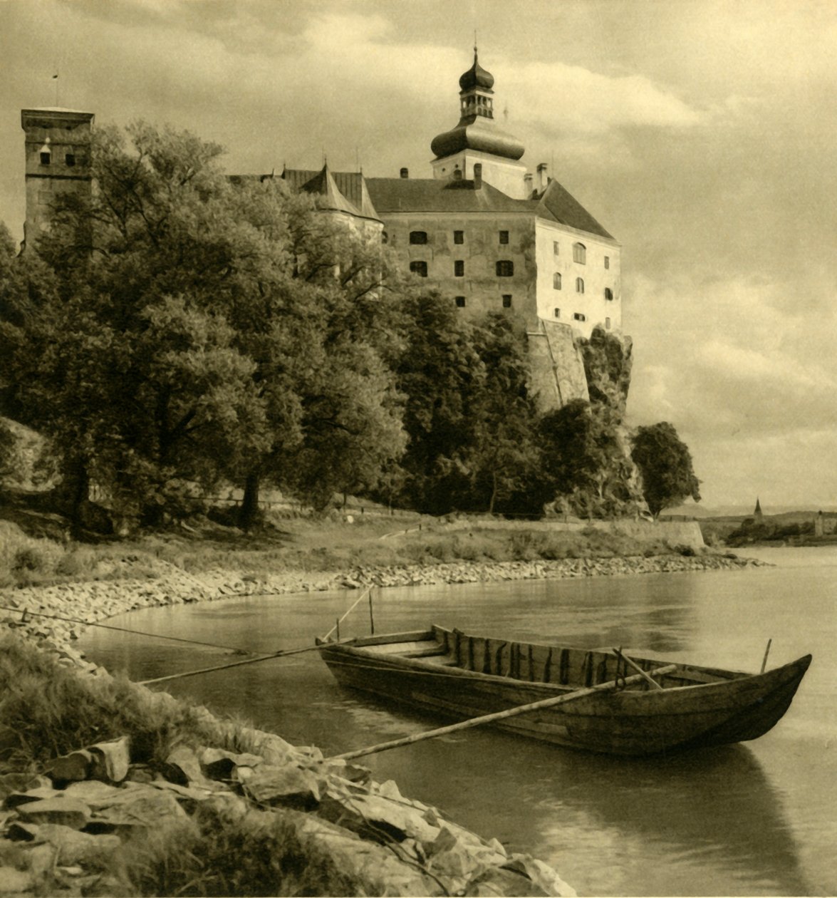 Persenbeugin linna, Wachau, Ala-Itävalta, vuodelta 1935. tekijältä Unbekannt